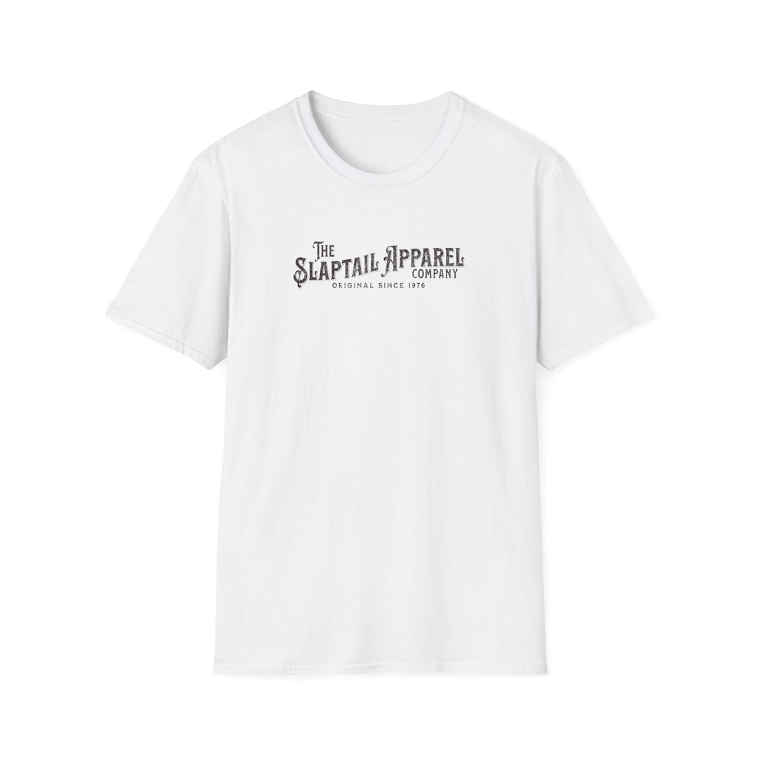 Vintage Logo T-Shirt — “The Slaptail Apparel Company” Classic Graphic Tee