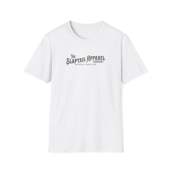 Vintage Logo T-Shirt — “The Slaptail Apparel Company” Classic Graphic Tee