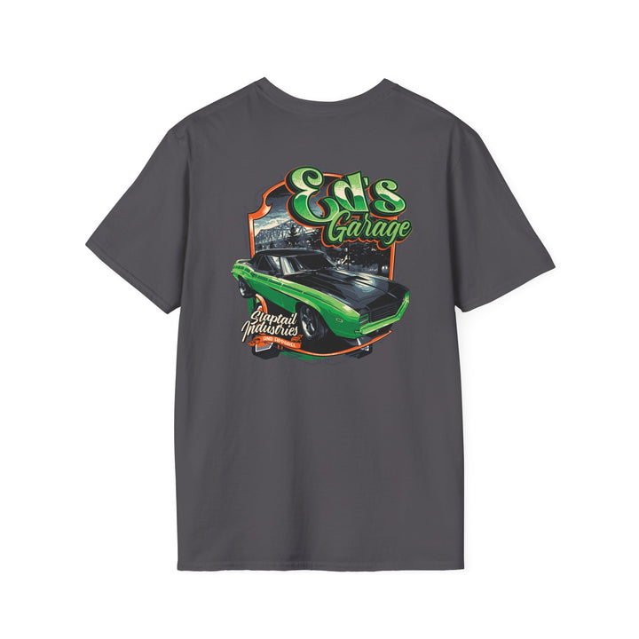 Car Garage T-Shirt — 'Eds Garage' Retro Muscle Car Tee