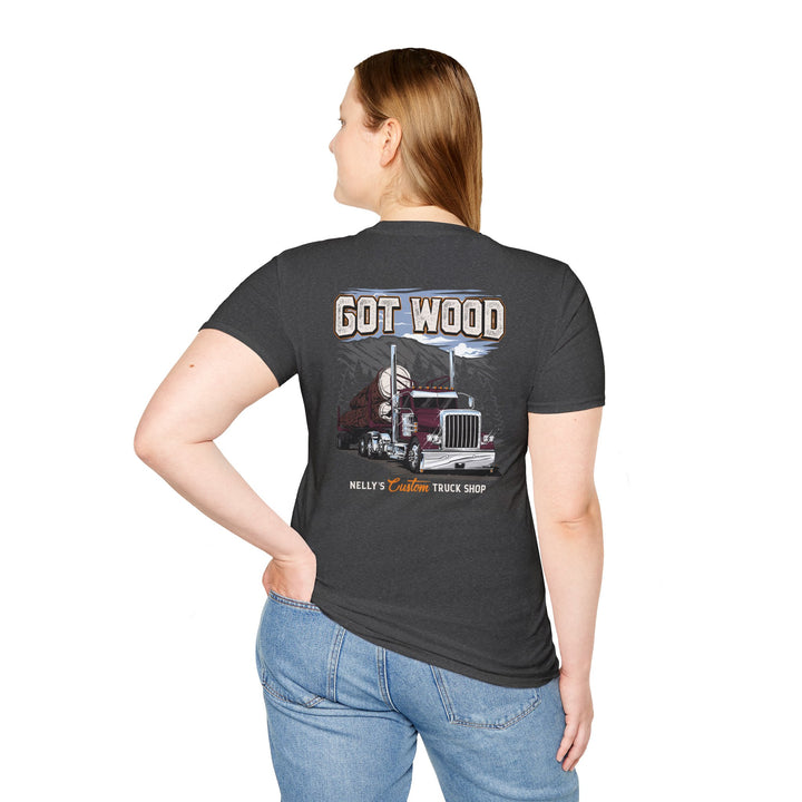 Got Wood Truck T-Shirt — Logging Semi Truck Graphic Tee