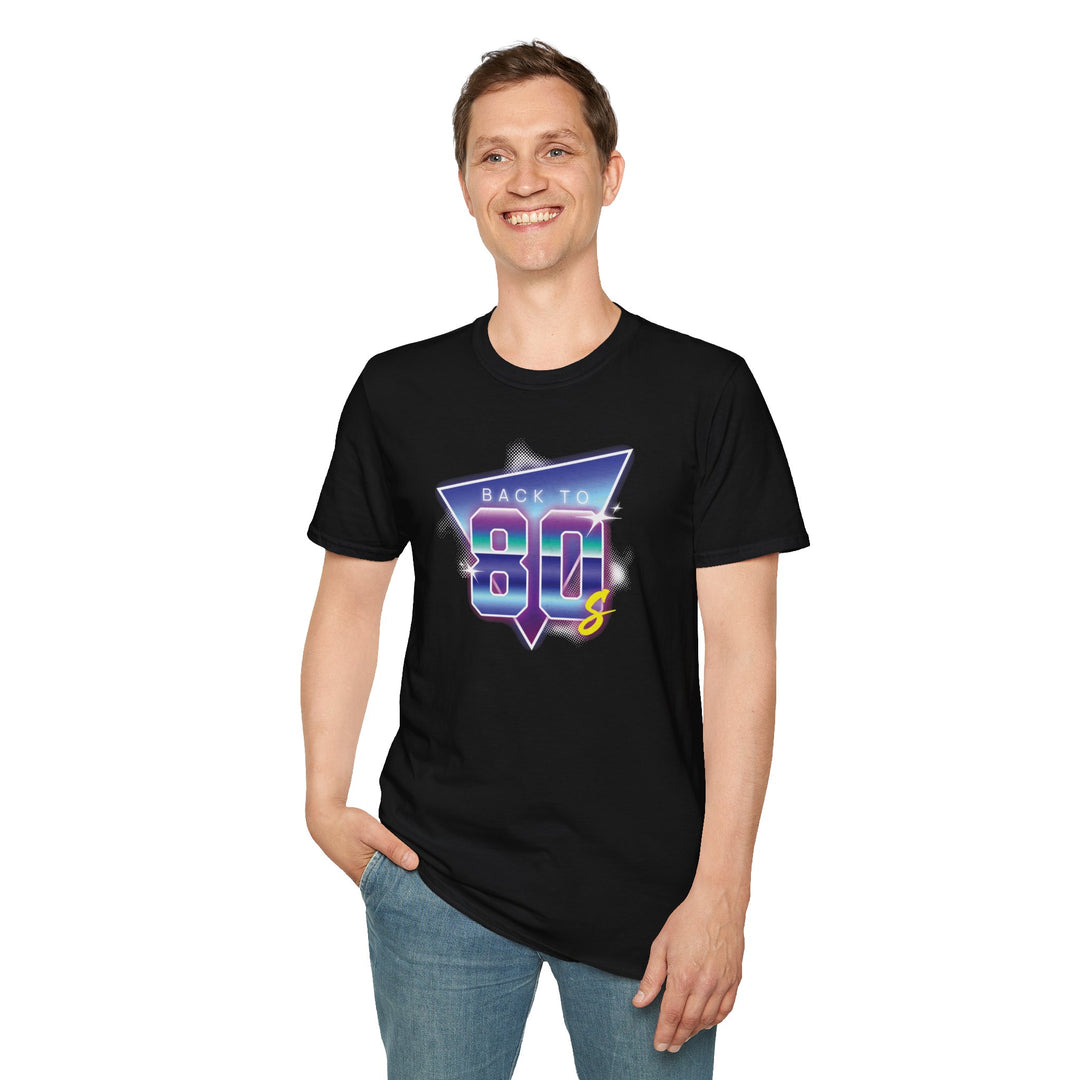 Back to the 80s T-Shirt — Retro 80s Neon Graphic Tee
