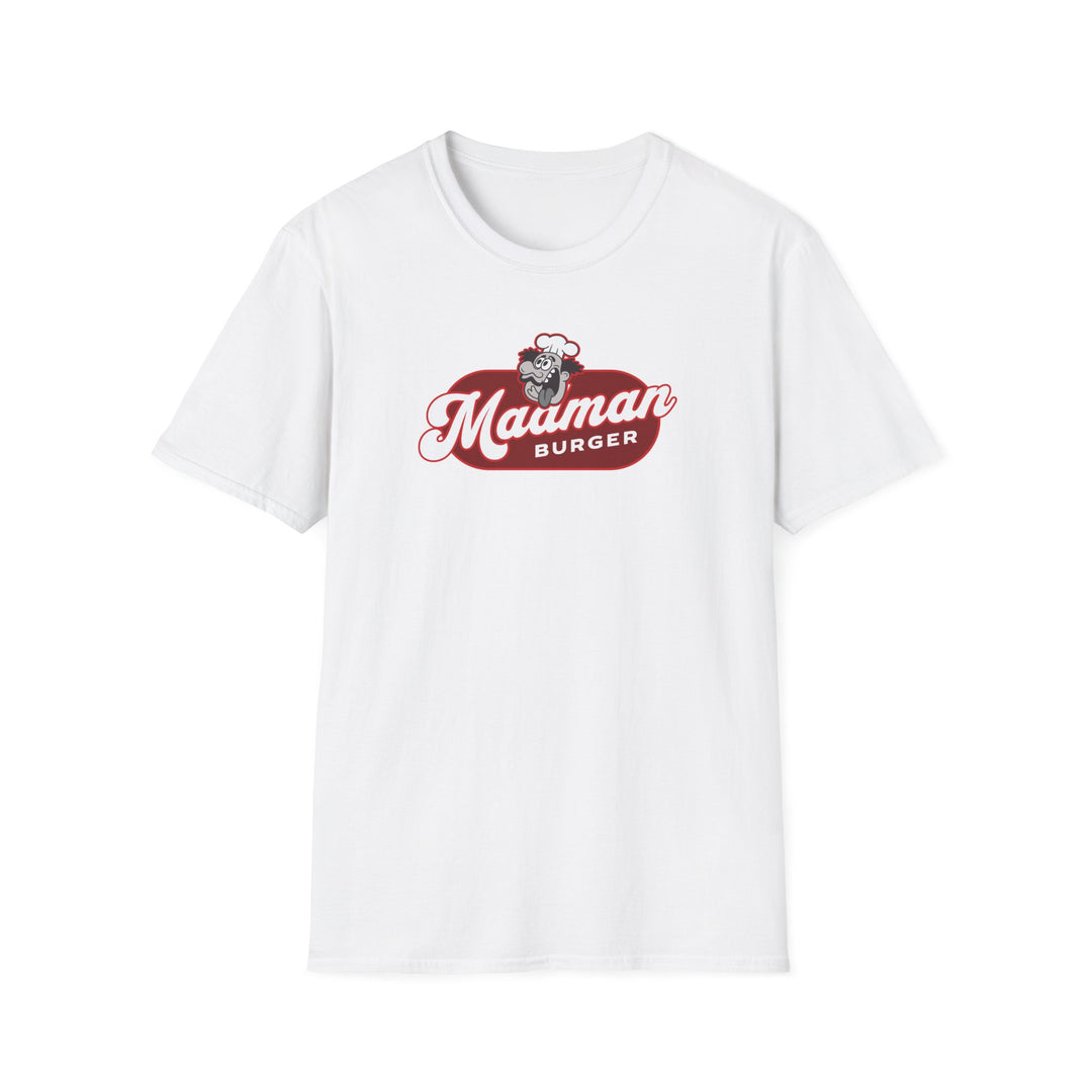 Madman Burger Logo T-Shirt — Retro Diner Graphic Tee