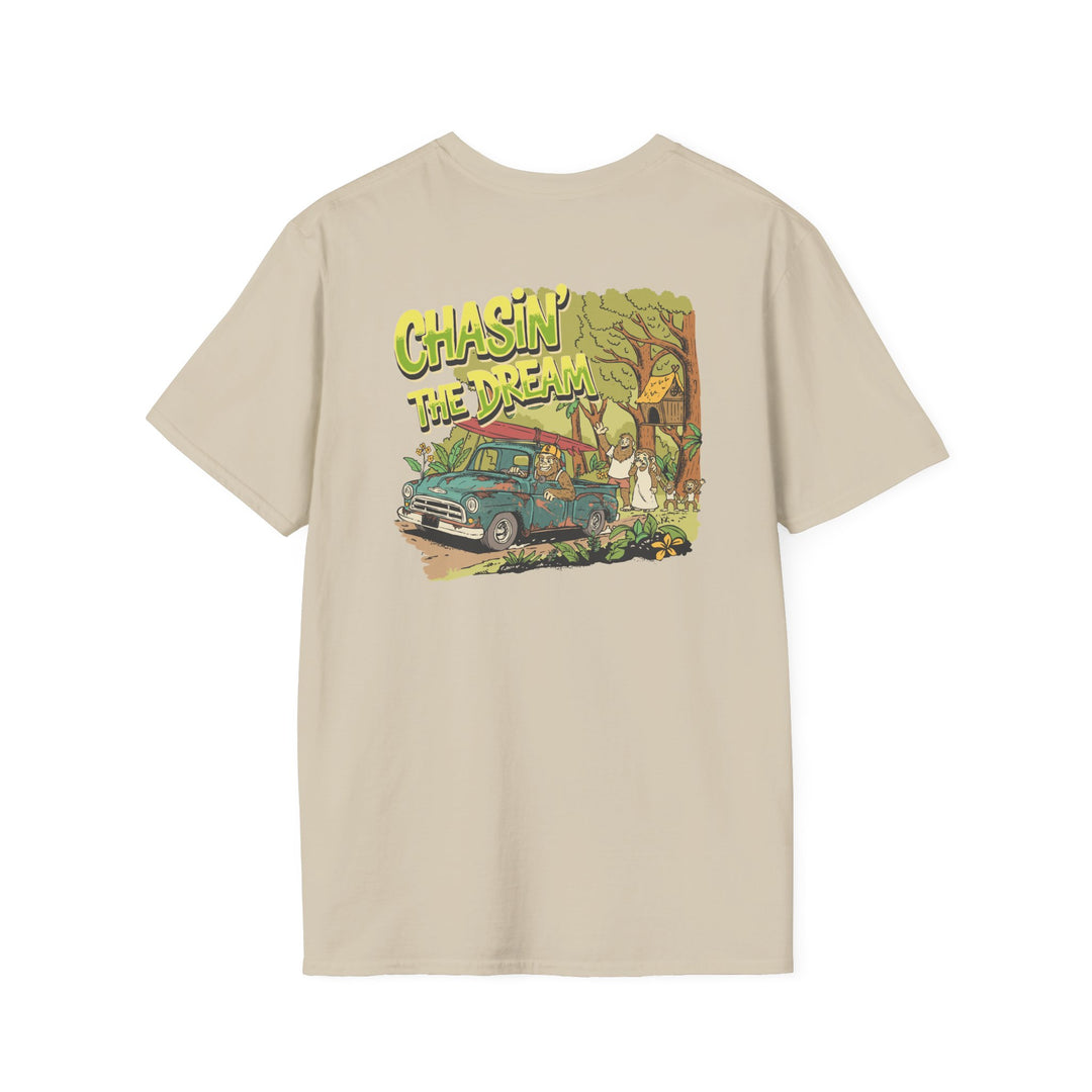Sammy Sasquatch — "Chasin' The Dream" Vintage Road Trip Graphic Tee