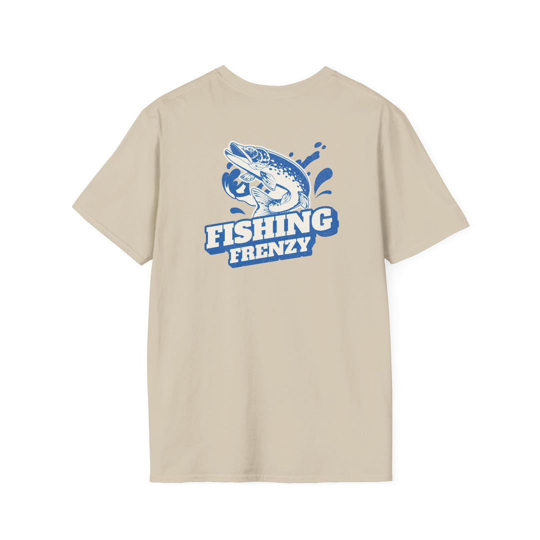 Fishing Frenzy Retro Graphic T-Shirt