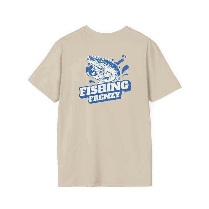 Fishing Frenzy Retro Graphic T-Shirt