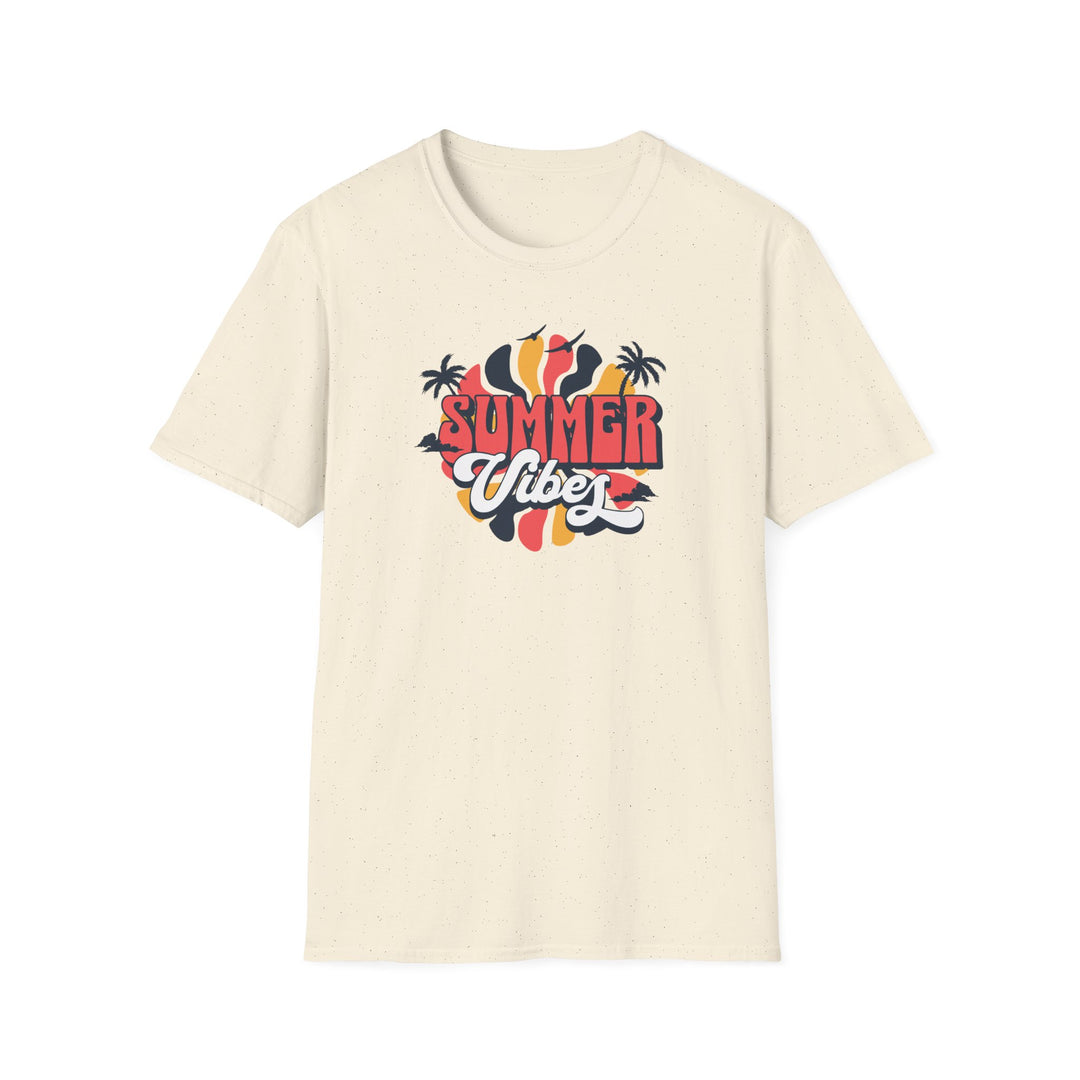 Summer Vibes Retro Palm Beach T-Shirt