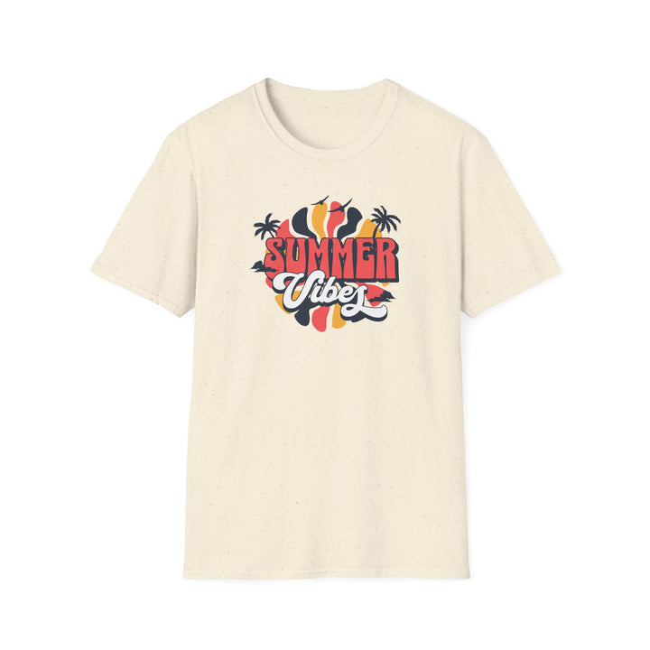 Summer Vibes Retro Palm Beach T-Shirt