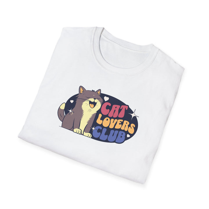 Cat Lovers Club T-Shirt — Cute Retro Cat Graphic Tee