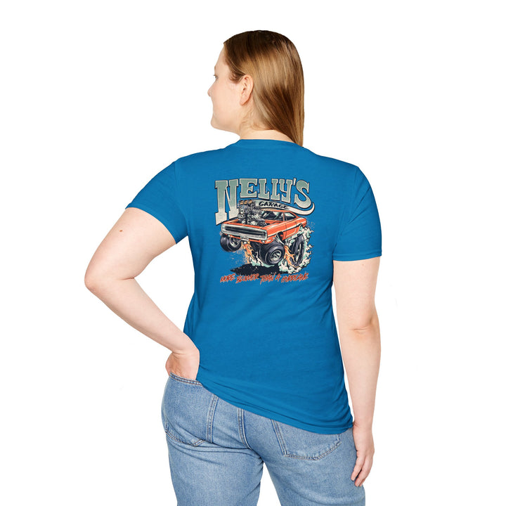 T-Shirt — 'Nelly's Garage' Gasser Edition Vintage Logo Tee