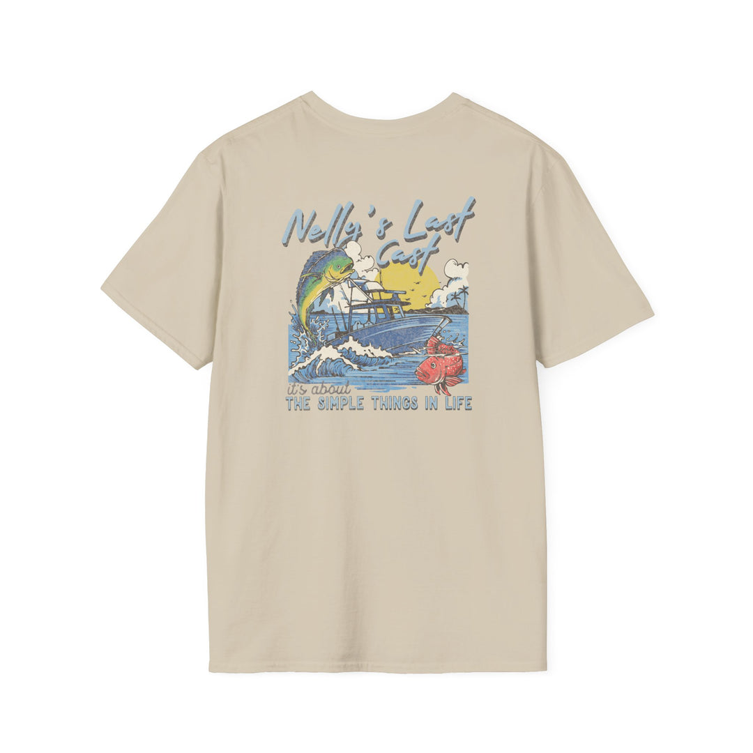 Nelly's Last Cast T-Shirt — Retro Fishing Tee