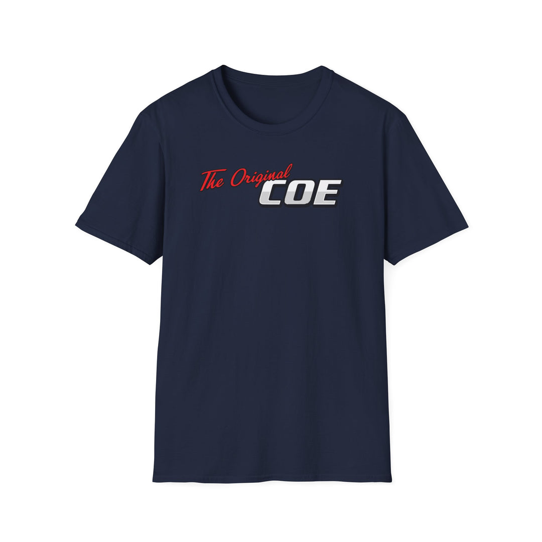 The Original Coe Truck T-Shirt - Retro Red Pickup Barn Graphic Tee