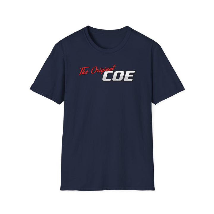 The Original Coe Truck T-Shirt - Retro Red Pickup Barn Graphic Tee