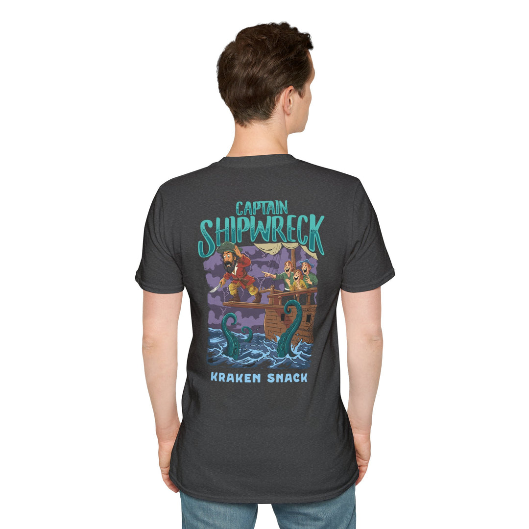 Nautical Adventure Unisex T-Shirt - Captain Shipwreck Design