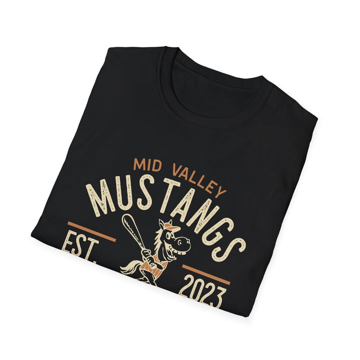 Baseball Club T-Shirt - Mid Valley Mustangs EST. 2023