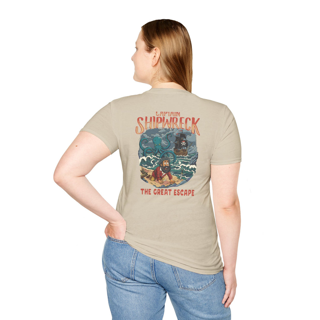 Captain Shipwreck: "The Great Escape” - Original Graphic Tee