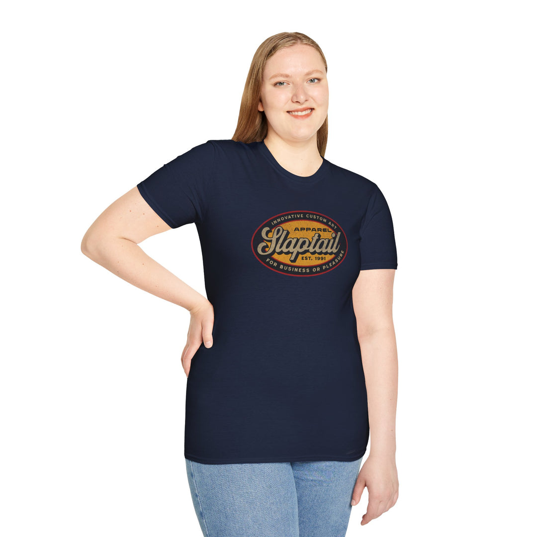Slaptail Vintage Logo T-Shirt — Retro Apparel Tee