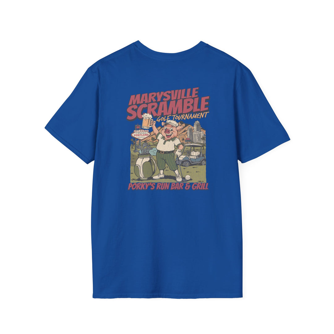 Marysville Scramble Retro Golf Tournament T-Shirt