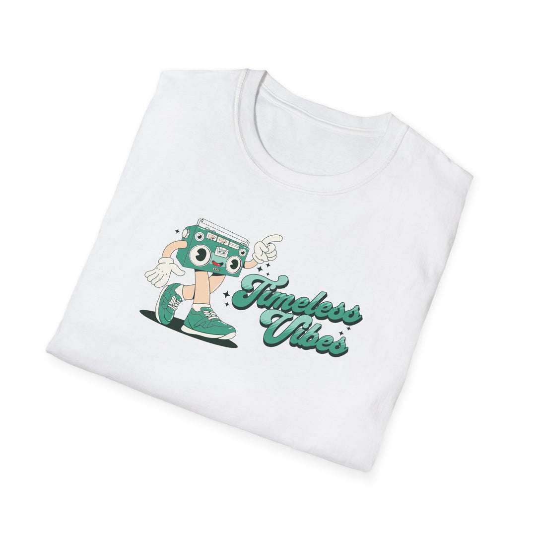 Timeless Vibes T‑Shirt — Retro Radio Graphic Tee