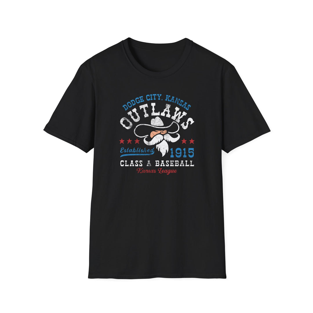 Outlaws Baseball Dodge City 1915 T-Shirt