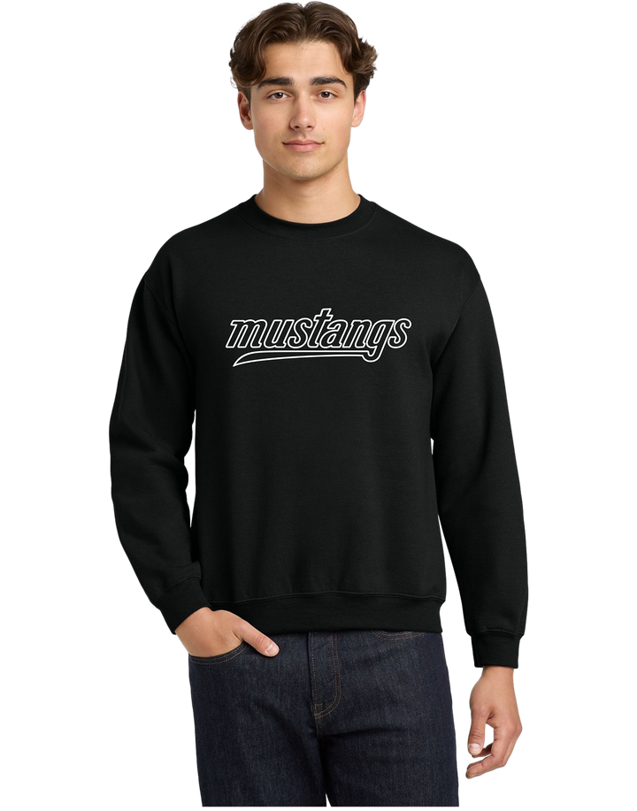 Gildan 18000 Heavy Blend™ Crewneck Sweatshirt - Mustangs Fall Gear(2)