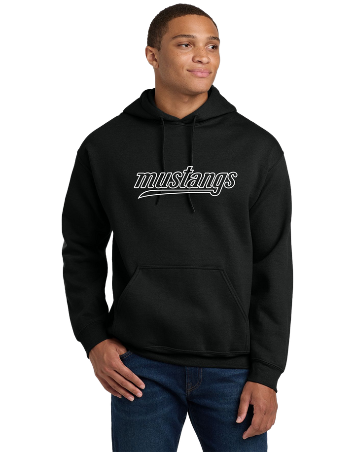 Gildan 18500 Hooded Sweatshirt - Mustangs Fall Gear(2)