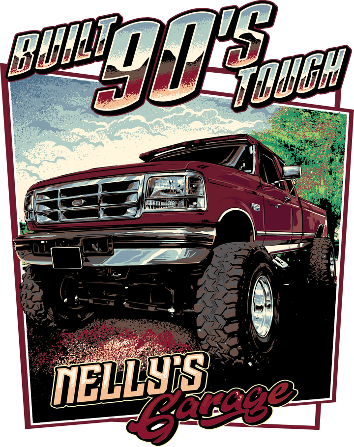 Nelly’s Garage Built 90’s Tough T-Shirt