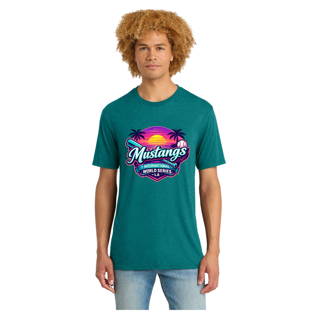 District® Perfect Tri® DTG Tee Teel Sunset