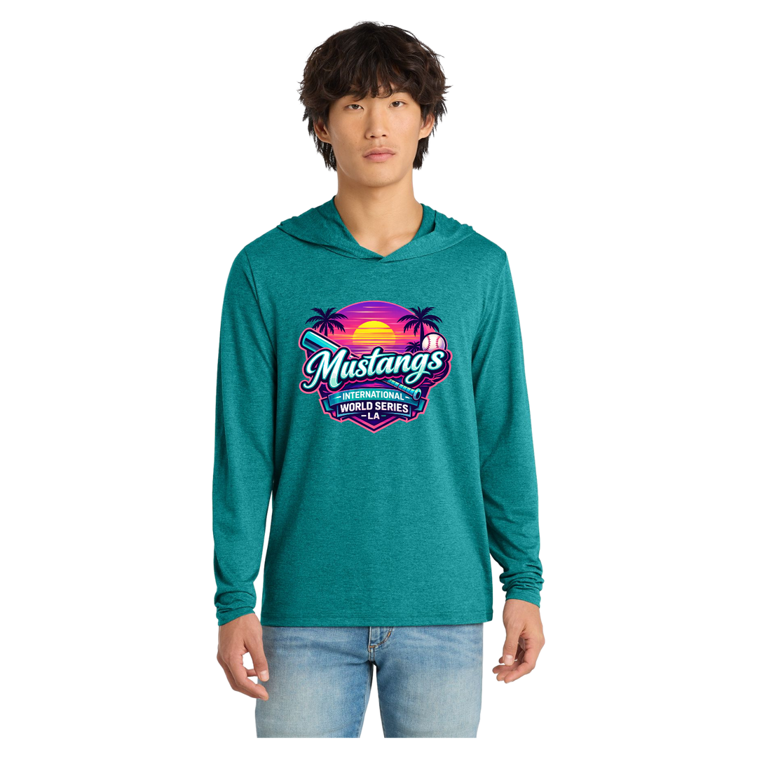 District® Perfect Tri® Long Sleeve Hoodie Teel Sunset