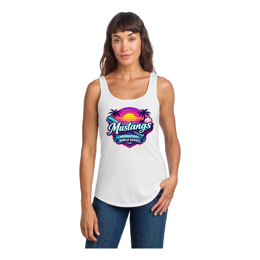 District® Women’s Perfect Tri® Relaxed Tank White Sunset