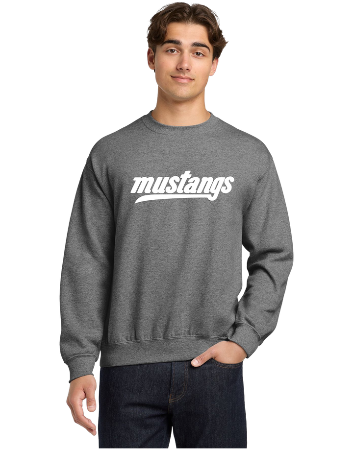 Gildan 18000 Heavy Blend™ Crewneck Sweatshirt - Mustangs Fall Gear(1)