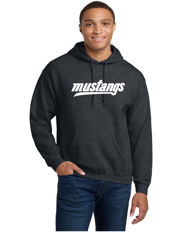 Gildan 18500 Hooded Sweatshirt - Mustangs Fall Gear(1)