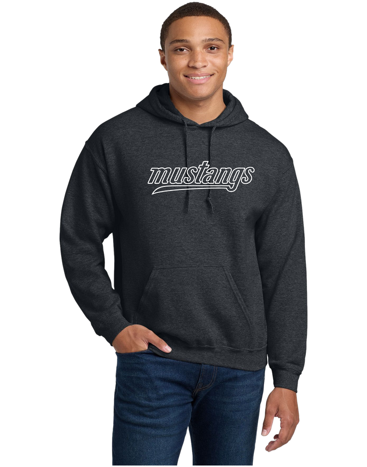 Gildan 18500 Hooded Sweatshirt - Mustangs Fall Gear(2)