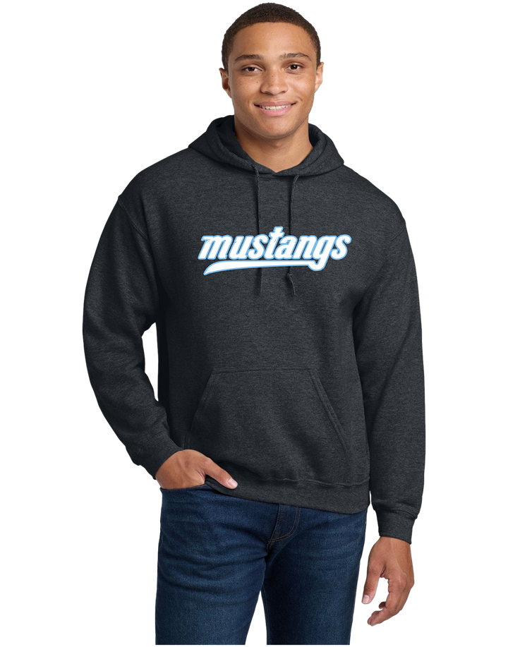 Gildan 18500 Hooded Sweatshirt - Mustangs Fall Gear(3)