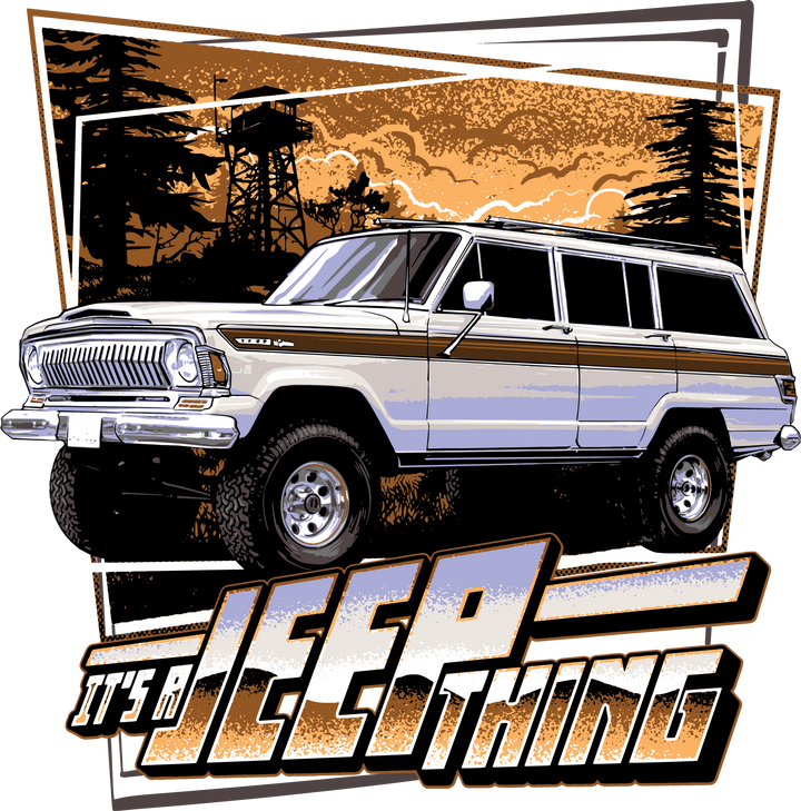 T-Shirt — "The Jeep Wagoneer" Retro SUV Graphic Tee