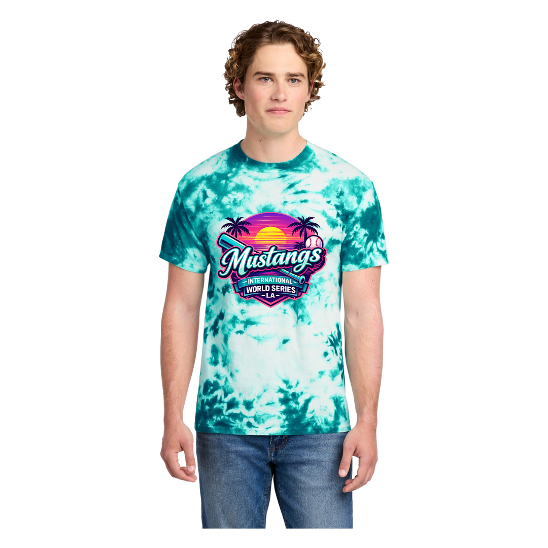 Port & Co™ Crystal Tie-Dye Tee Sunset