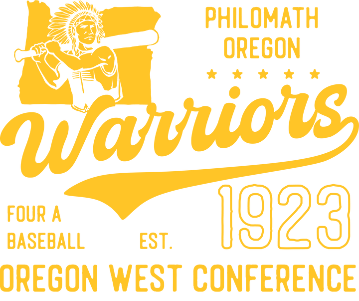Warriors 1923 Philomath Athletic Baseball T-Shirt